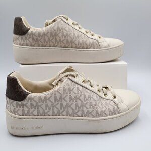 MICHAEL‎ KORS Women's Poppy Color-Block Logo Sneakers  Size 6.5